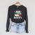 Just A Girl Who Loves Books Lover Bookworm Librarian Reading Raglan Sleeve Sweatshirt Dark Grey Heather