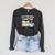 Just One More Chapter Book Lover Reading Coffee Kawaii Raglan Sleeve Sweatshirt Dark Grey Heather