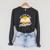Just One More Chapter Book Reading Bookworm Raglan Sleeve Sweatshirt Dark Grey Heather