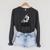 Just One More Chapter Book Skeleton Reading Books Raglan Sleeve Sweatshirt Dark Grey Heather