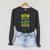 Just One More Chapter Bookworm Book Reading Raglan Sleeve Sweatshirt Dark Grey Heather