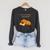 Just One More Chapter Capybara With Book Raglan Sleeve Sweatshirt Dark Grey Heather