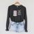 Just One More Chapter Cozy Pastel Bookworm Cute Book Reader Premium Tri-Blend Raglan Sleeve Sweatshirt Dark Grey Heather