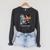 Just One More Chapter Dumpster Raccoon Reading Book Raglan Sleeve Sweatshirt Dark Grey Heather