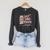 Just One More Chapter Pastel Book Lover Cute Adorable Raglan Sleeve Sweatshirt Dark Grey Heather