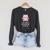 I Just Want To Read Books And Pet My Cat Pastel Goth Kawaii Men Women Kids Raglan Sleeve Sweatshirt Dark Grey Heather