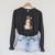 Kawaii Cats Books Coffee Raglan Sleeve Sweatshirt Dark Grey Heather Kawaii Cats Books Coffee Raglan Sleeve Sweatshirt Dark Grey Heather