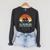 All Kids Are Reading Retro Read Book Lover Boys Girls Small Raglan Sleeve Sweatshirt Dark Grey Heather