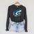 Kids Shark With School Books Back To School Shark Lovers Raglan Sleeve Sweatshirt Dark Grey Heather