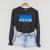 Kitch-Iti-Kipi MI Kitch-Iti-Kipi Palms Book Park Michigan Raglan Sleeve Sweatshirt Dark Grey Heather