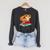 Leopard Gecko With Book Lizard Reptile Lover Raglan Sleeve Sweatshirt Dark Grey Heather