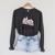 Let's Read Books Raglan Sleeve Sweatshirt Dark Grey Heather