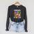 Library Is My Jam Librarian Reader Book Lover Raglan Sleeve Sweatshirt Dark Grey Heather