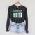 Library Lady Librarian Book Lover Raglan Sleeve Sweatshirt Dark Grey Heather