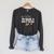 Most Likely To Read a Book By The Pool Raglan Sleeve Sweatshirt Dark Grey Heather