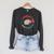 Literacy And Justice For All Groovy Reading Book Lover Raglan Sleeve Sweatshirt Dark Grey Heather