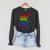 Live Life Like A Book Florida Would Ban Pride Slogan Raglan Sleeve Sweatshirt Dark Grey Heather