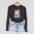 Llamen Cute Kawaii Llama Eating Ramen And Reading Books Raglan Sleeve Sweatshirt Dark Grey Heather