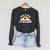 Take A Look It's In A Book Bookworm Reading Raglan Sleeve Sweatshirt Dark Grey Heather