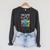 Take A Look It's In A Book Reading Vintage Retro Rainbow Raglan Sleeve Sweatshirt Dark Grey Heather Take A Look It's In A Book Reading Vintage Retro Rainbow Raglan Sleeve Sweatshirt Dark Grey Heather