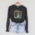 Lost In a Good Book Cute Reading Dinosaur Illustration Raglan Sleeve Sweatshirt Dark Grey Heather