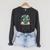 Magical Book Dragon Fantasy Reading Enthusiast Art Raglan Sleeve Sweatshirt Dark Grey Heather