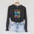 Marvel What If Captain Ameri-Cat Comic Book Cover Raglan Sleeve Sweatshirt Dark Grey Heather