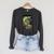Marvel Comixology Squirrel-Girl And Kang Comic Book Cover Raglan Sleeve Sweatshirt Dark Grey Heather