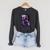 Marvel Comixology Wasp The Attack Of AIM Comic Book Cover Raglan Sleeve Sweatshirt Dark Grey Heather
