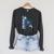 Marvel Morbius Comic Book Retro Raglan Sleeve Sweatshirt Dark Grey Heather