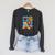 Marvel X-Men '97 Jean Grey Vintage Classic Comic Book Panels Raglan Sleeve Sweatshirt Dark Grey Heather