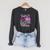 Masters Degree Graduation Book Lover Nerd Reader Geek Raglan Sleeve Sweatshirt Dark Grey Heather