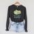 Montessori Teacher Books Sunflowers School Education Learn Raglan Sleeve Sweatshirt Dark Grey Heather
