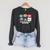 Nothing Beats Reading Book Librarian Across America Kids Raglan Sleeve Sweatshirt Dark Grey Heather
