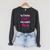 In October We Wear Pink Breast Cancer Awareness Books Lover Raglan Sleeve Sweatshirt Dark Grey Heather