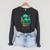 Octopus Reading Book Reading Bookworm Reader Raglan Sleeve Sweatshirt Dark Grey Heather