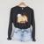 Old Book With Spells And Magical Accessories Raglan Sleeve Sweatshirt Dark Grey Heather