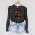 Old Books On Vintage Bookshelves Dark Academia Aesthetic Raglan Sleeve Sweatshirt Dark Grey Heather