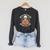 One More Page Won't Kill Me Reading Skeleton Read Book Raglan Sleeve Sweatshirt Dark Grey Heather