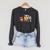 Panda Reading Bear Read Books Cute Raglan Sleeve Sweatshirt Dark Grey Heather