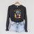 Paw Patrol Comic Book Strip Raglan Sleeve Sweatshirt Dark Grey Heather