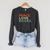 Peace Love Books Book Lover Reading Read Tee Raglan Sleeve Sweatshirt Dark Grey Heather