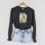 Peeing In The Pool Book Cover By Sam Spencer Raglan Sleeve Sweatshirt Dark Grey Heather