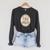 Persuasion Jane Austen Book Flowers Raglan Sleeve Sweatshirt Dark Grey Heather