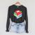 Pile Of Books Stack Of Books Costume Raglan Sleeve Sweatshirt Dark Grey Heather