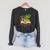 Plant A Seed Read Summer Reading 2026 Kids Library Book Farm Raglan Sleeve Sweatshirt Dark Grey Heather