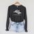 The Plot Thickens Raccoon Book Lover Raglan Sleeve Sweatshirt Dark Grey Heather
