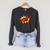 POW Comic Book Cartoon Pop Art Comfort Colors Crop Top Raglan Sleeve Sweatshirt Dark Grey Heather POW Comic Book Cartoon Pop Art Comfort Colors Crop Top Raglan Sleeve Sweatshirt Dark Grey Heather