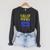 Queer Romance Book Club Raglan Sleeve Sweatshirt Dark Grey Heather