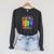 Radicalized By Basic Decency Books Rainbow LGBT Floral Women Raglan Sleeve Sweatshirt Dark Grey Heather Radicalized By Basic Decency Books Rainbow LGBT Floral Women Raglan Sleeve Sweatshirt Dark Grey Heather